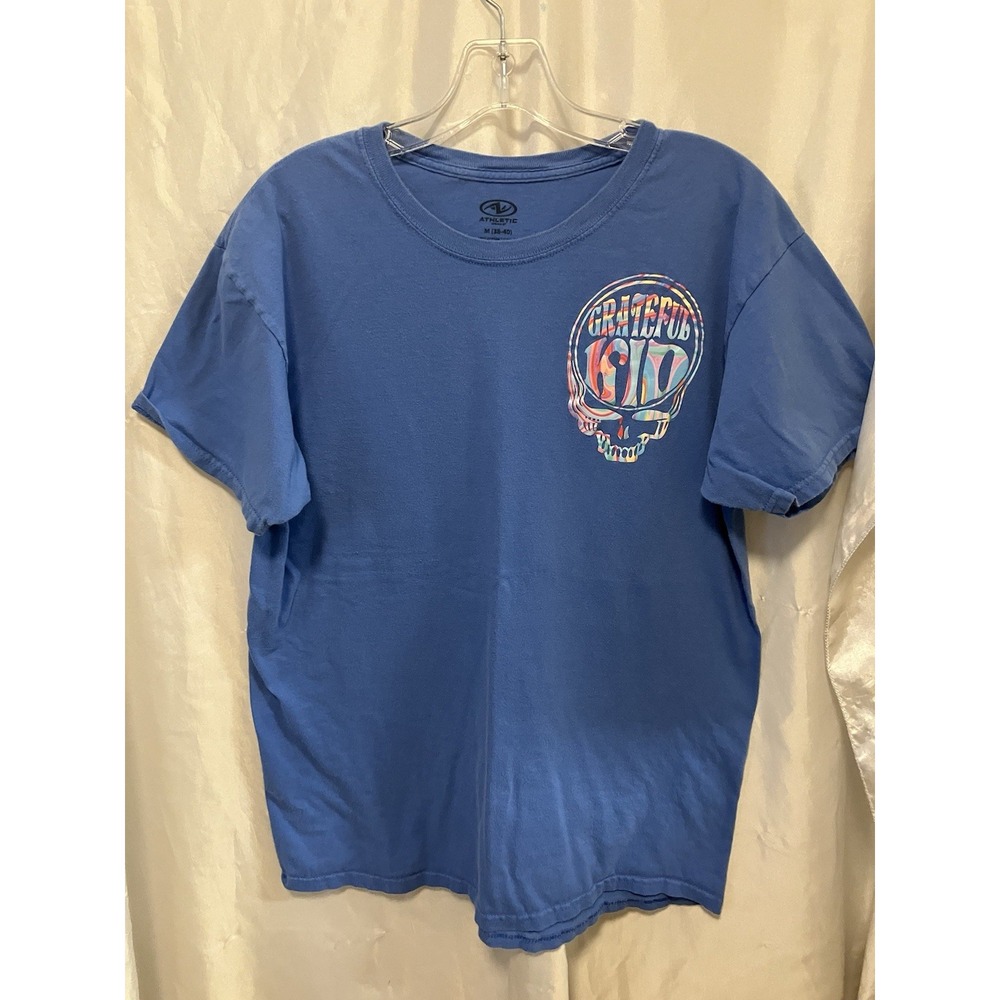 Grateful Kid Tshirt Steal Your Face Dead Head Shirt M Blue Jam Band Shirt - Picture 2 of 4